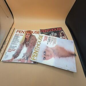 Penthouse Magazine Lot of 3 Vintage Issues January 1978 December 1979 June 1973